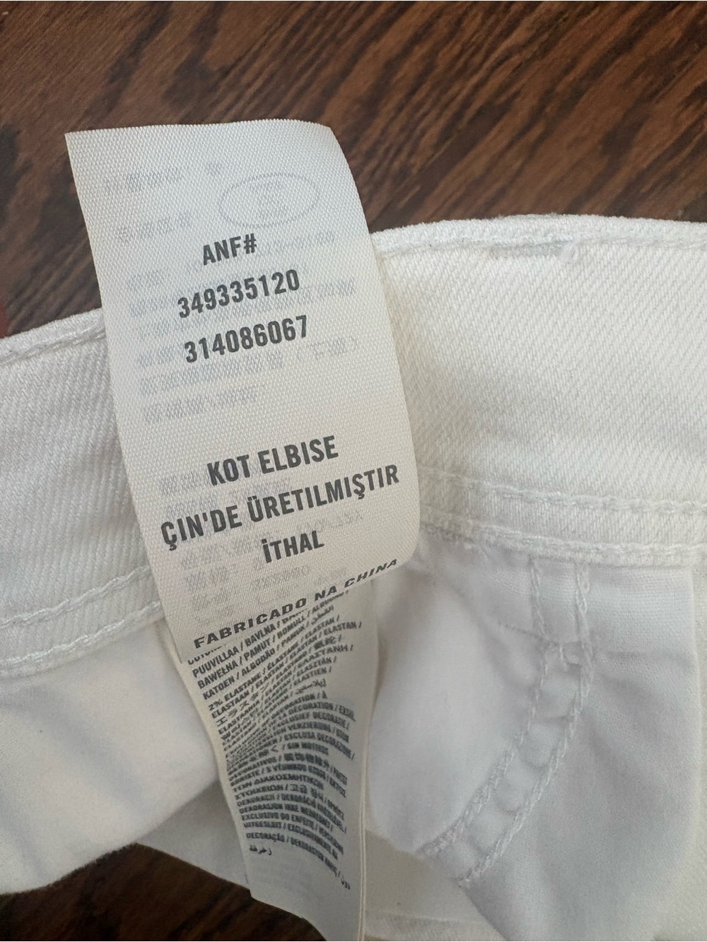 Holster Y2K Style Shorts Size 9 Low Rise Cut Off White Denim Preowned - Picture 12 of 12